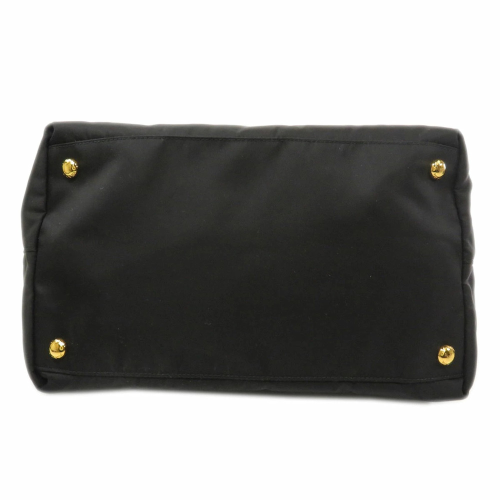 Prada Tessuto saffiano leather tote bag black - Picture 4 of 11